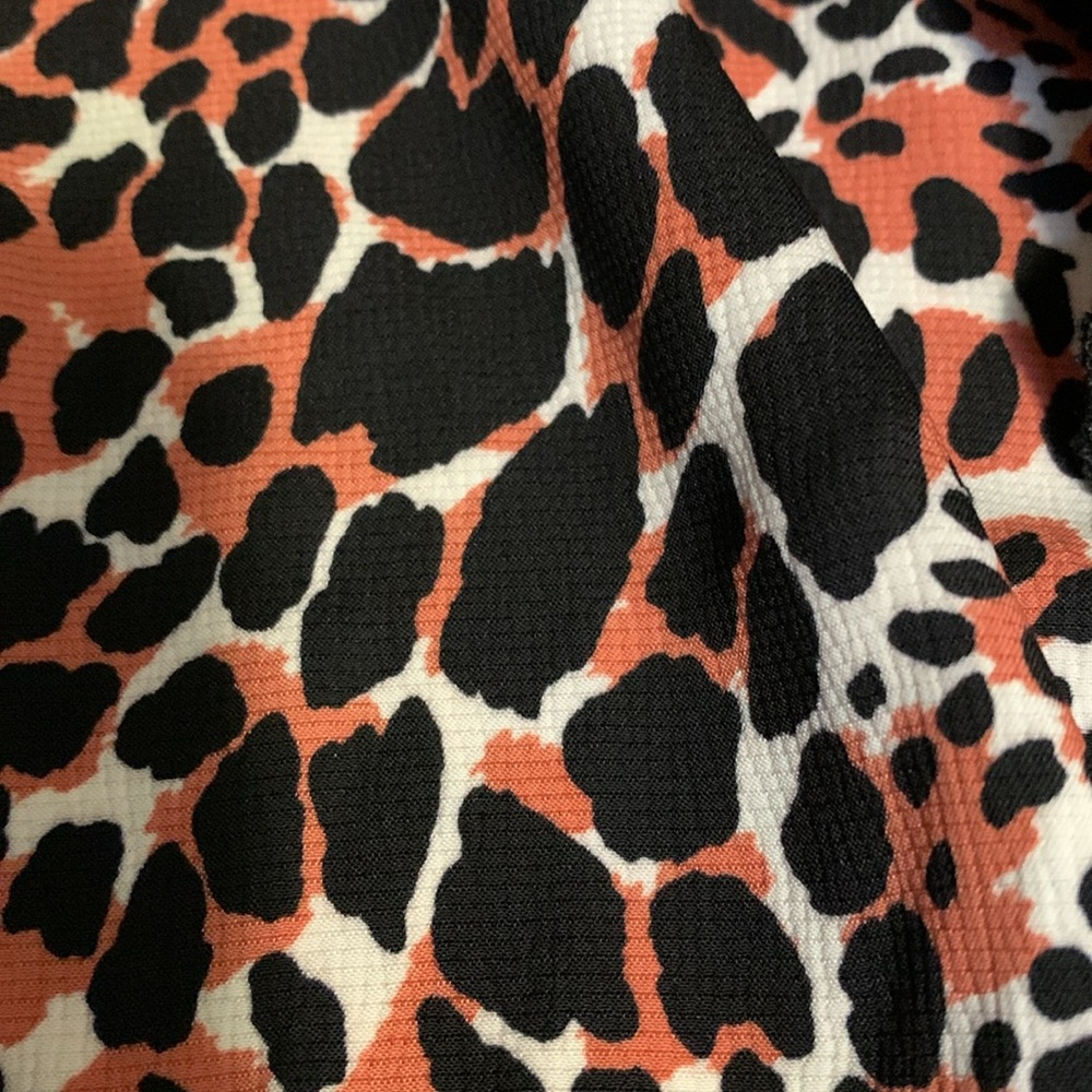 Scoop Leopard Print Ruffle Blouse - Picture 8 of 8